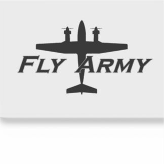 C-12 Fly Army Sticker, fast Vinge Klistermärken