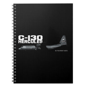 C-130 Hercules Anteckningsbok Med Spiral