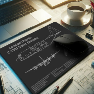 C-130 Hercules - Flygplanets plan för planerad pla Musmatta