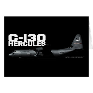 C-130 Hercules Hälsningskort