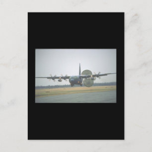 C-130 Hercules LAPES Lastplan_Militärflygplan Vykort