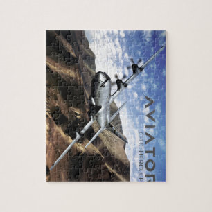 C-130 HERCULES militärflygplan Pussel