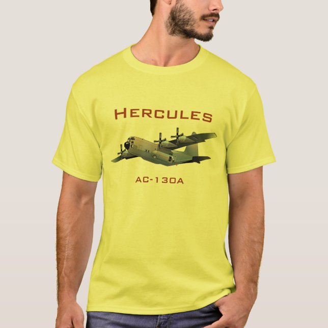 C-130 Hercules T Shirt (Framsida)