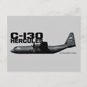 C-130 Hercules Vykort