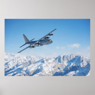 C-130 Herkulesflygplan Poster