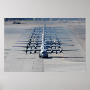 C-130 Herkulesflygplan Poster