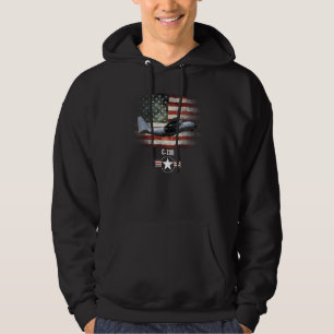 C 130 Luft Foce American Flagga Patriotic Usaf Hoodie