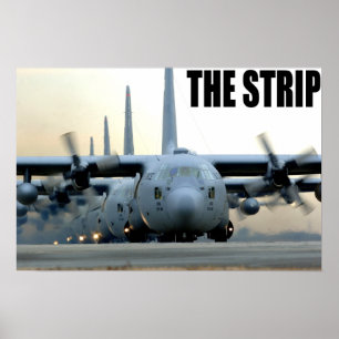 C-130 på remsan poster
