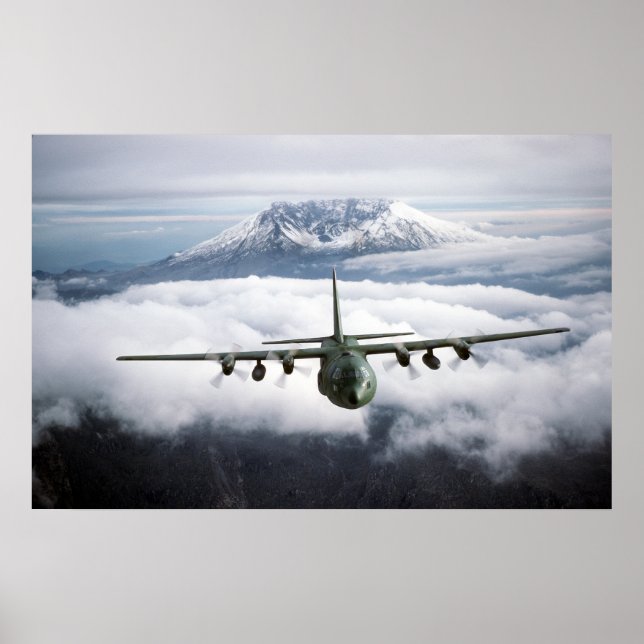 C-130E Hercules Aircraft Poster (Framsidan)