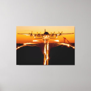 C-130H-HERCULER 32 x 48 Canvastryck