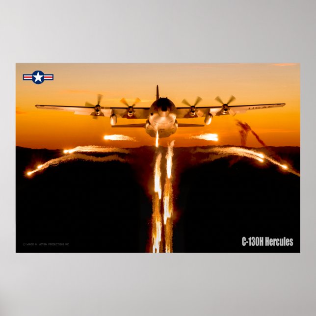 C-130H HERCULES POSTER (Framsidan)