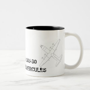 C-130J-30 Hercules Två-Tonad Mugg