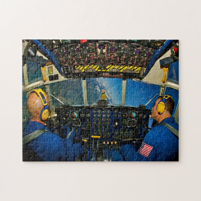 C-130T HERCULES COCKPIT (11 x 14 TUM) Pussel (Horisontell)