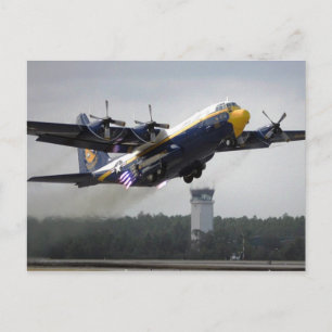 C-130T Hercules - "Tjock Albert" Blue Änglar Postc Vykort