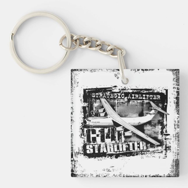 C-141 Starlifter Keychain Acrylic Keychain (Framsidan)