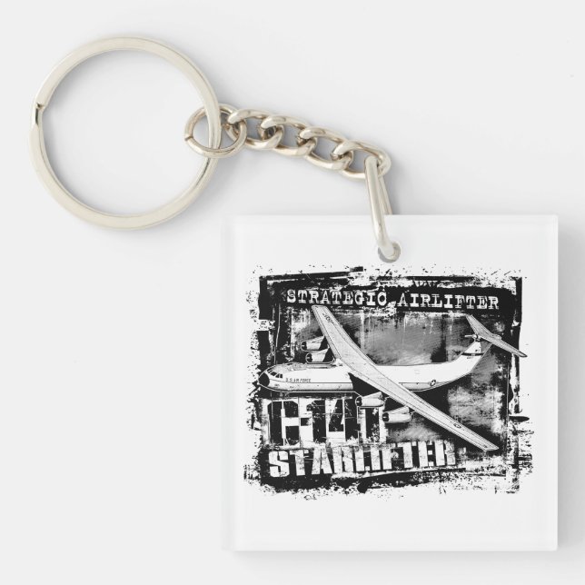 C-141 Starlifter Keychain Acrylic Keychain (Framsidan)