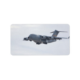 C-17 Globemaster-etiketter Adressetikett