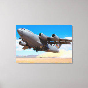 C-17 GLOBEMASTER III 24x36 Canvastryck