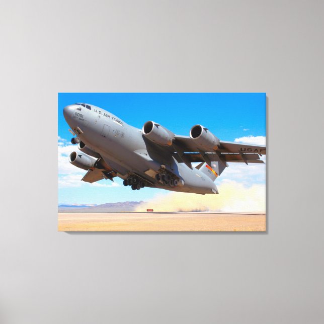 C-17 GLOBEMASTER III 24x36 Canvastryck (Framsida)