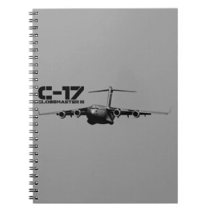 C-17 Globemaster III Anteckningsbok Med Spiral