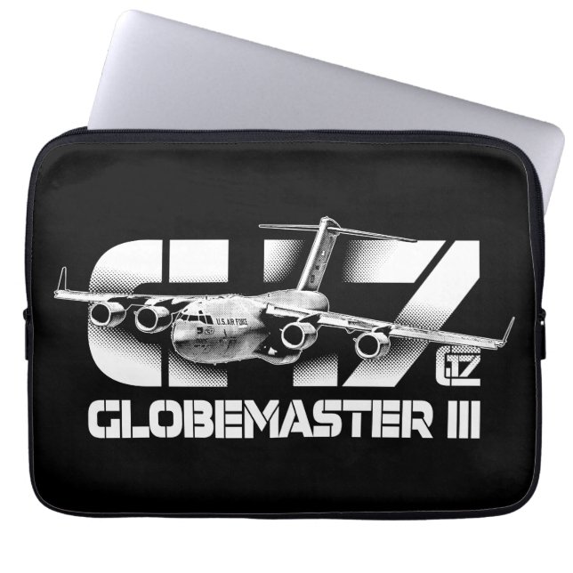 C-17 Globemaster III Electronics Bag Laptop Sleeve (Framsidan)
