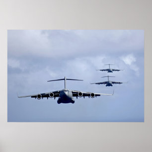 C-17 Globemaster III-flygplan Poster