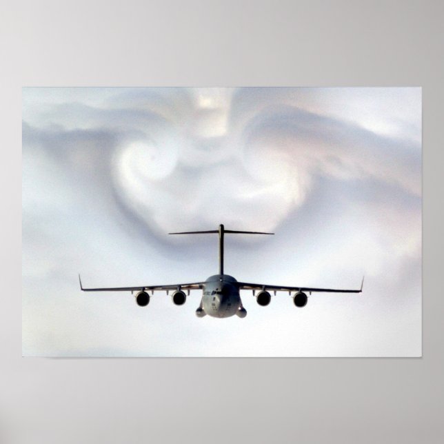 C-17 Globemaster III-flygplan Poster (Framsidan)