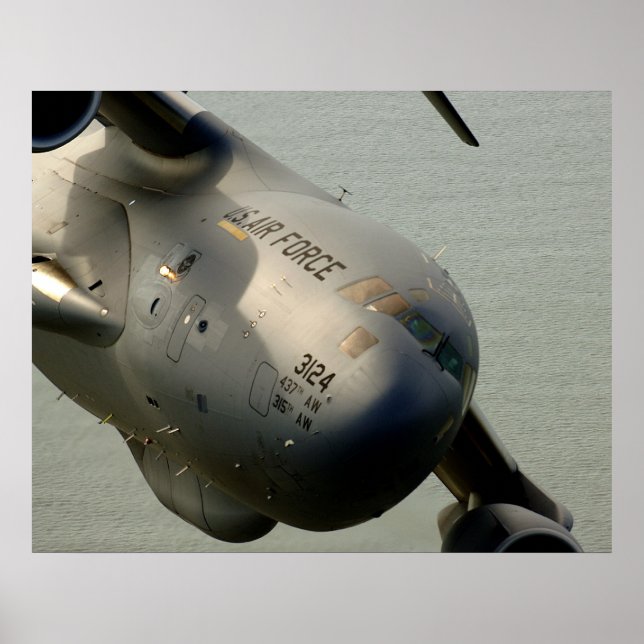 C-17 Globemaster III-flygplan Poster (Framsidan)