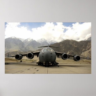 C-17 Globemaster III-flygplan Poster