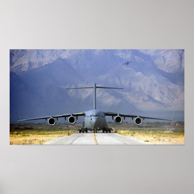 C-17 Globemaster III-flygplan Poster (Framsidan)