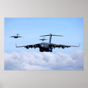 C-17 Globemaster III-flygplan Poster
