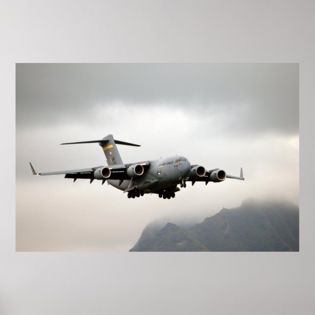C-17 Globemaster III-flygplan Poster (Framsidan)