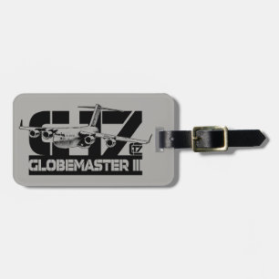 C-17 Globemaster III Luggage Tag Tag Luggage Tag Bagagebricka