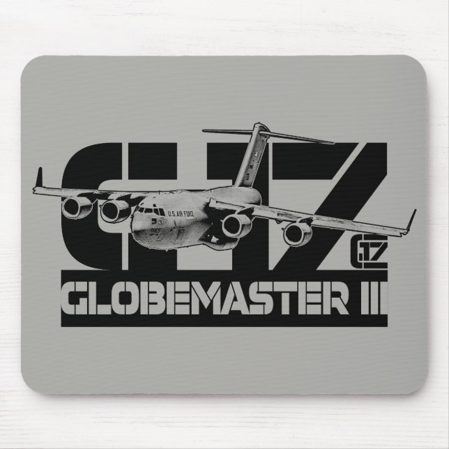 C-17 Globemaster III Mouse Pad Mousepad Musmatta (Framsidan)
