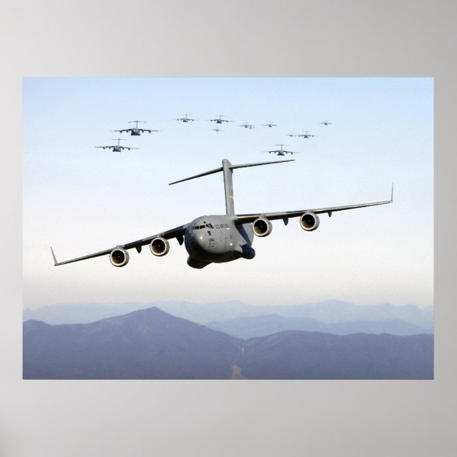 C-17 Globemaster III:s Poster (Framsidan)