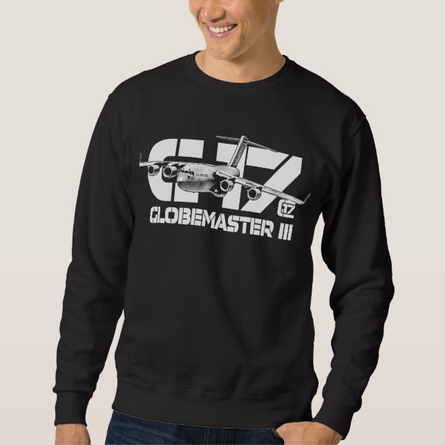 C-17 Globemaster III T-Shirt Sweatshirt (Framsida)