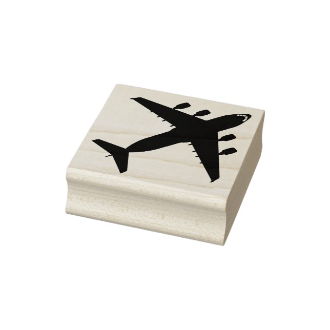 C-17 Globemaster Silhouette Rubber Frimärke Stämpel (Stämpel)