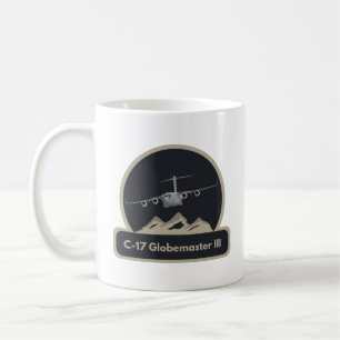 C-17 US Luft Force Airplane Kaffemugg