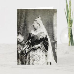 C. 1880 Queen Victoria of England Kort