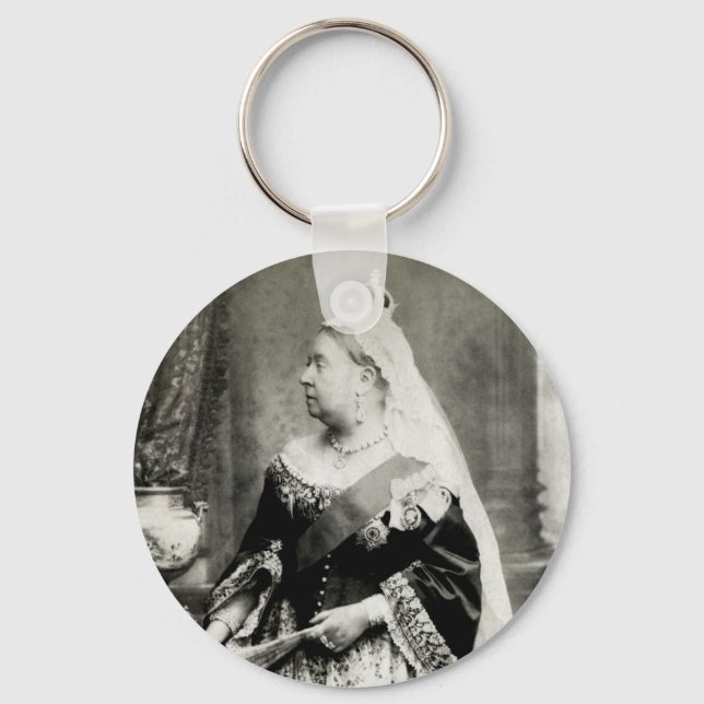 C. 1880 Queen Victoria of England Nyckelring (Framsida)