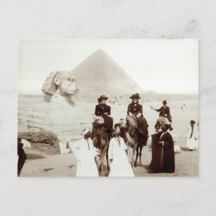C. 1885 amerikaner i Egypten Vykort