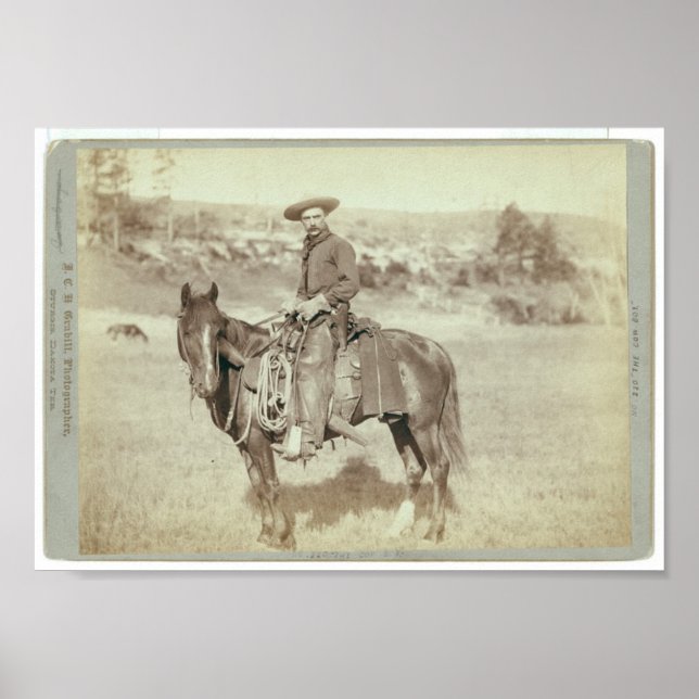 c.1888 "Cow Boy" Poster (Framsidan)