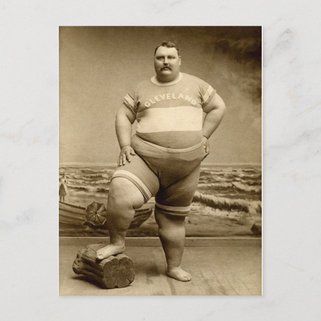 C. 1890 Big Guy Vykort (Framsida)