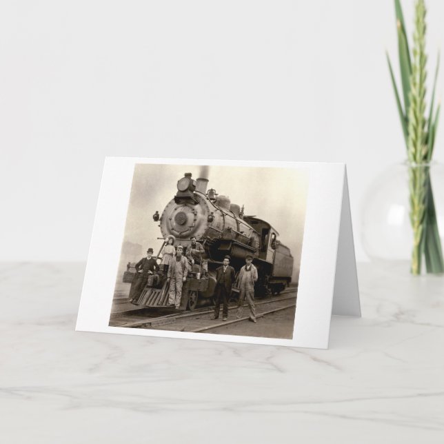 C., 1905 järnvägtåg kort (Framsida)