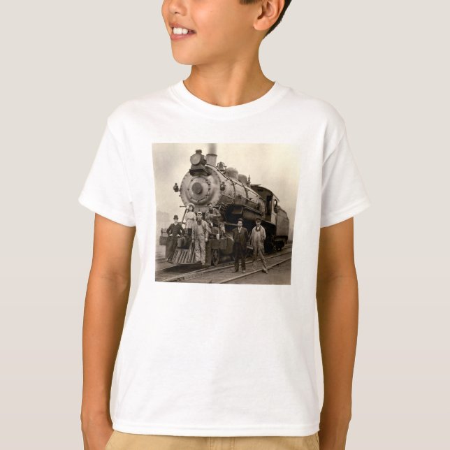 C., 1905 järnvägtåg t-shirt (Framsida)