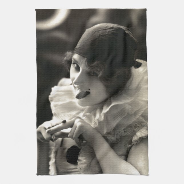 C. 1910 Söt Womans Taunt Kökshandduk (Vertikal)