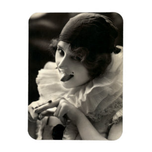 C. 1910 Söt Womans Taunt Magnet