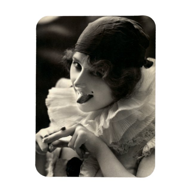 C. 1910 Söt Womans Taunt Magnet (Vertikal)