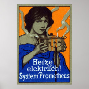 C. 1910 Tysk Poster