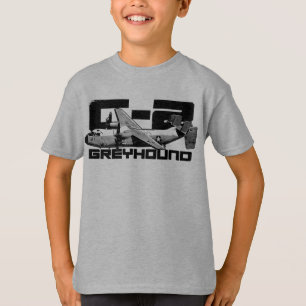 C-2 Greyhound Kids'Basic Hanes Tagless ComfortSo Tee Shirt